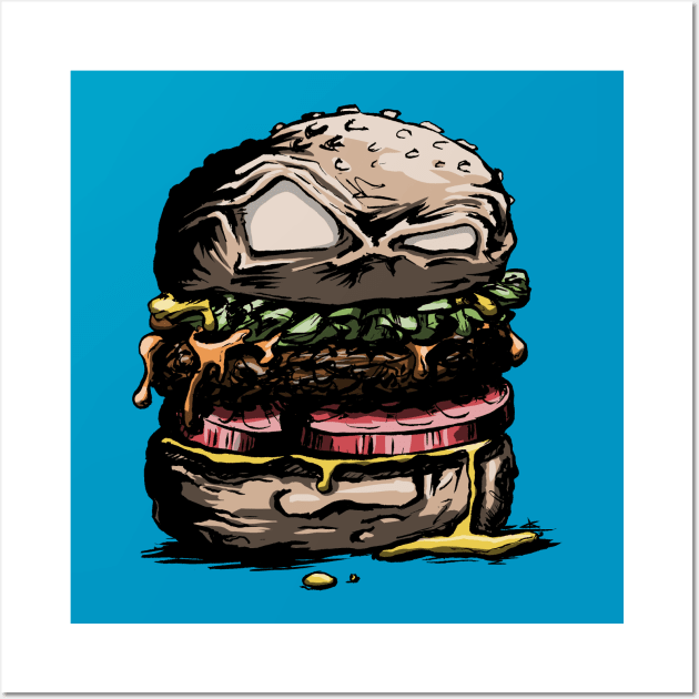 Hangry Hamburger Wall Art by corykerr